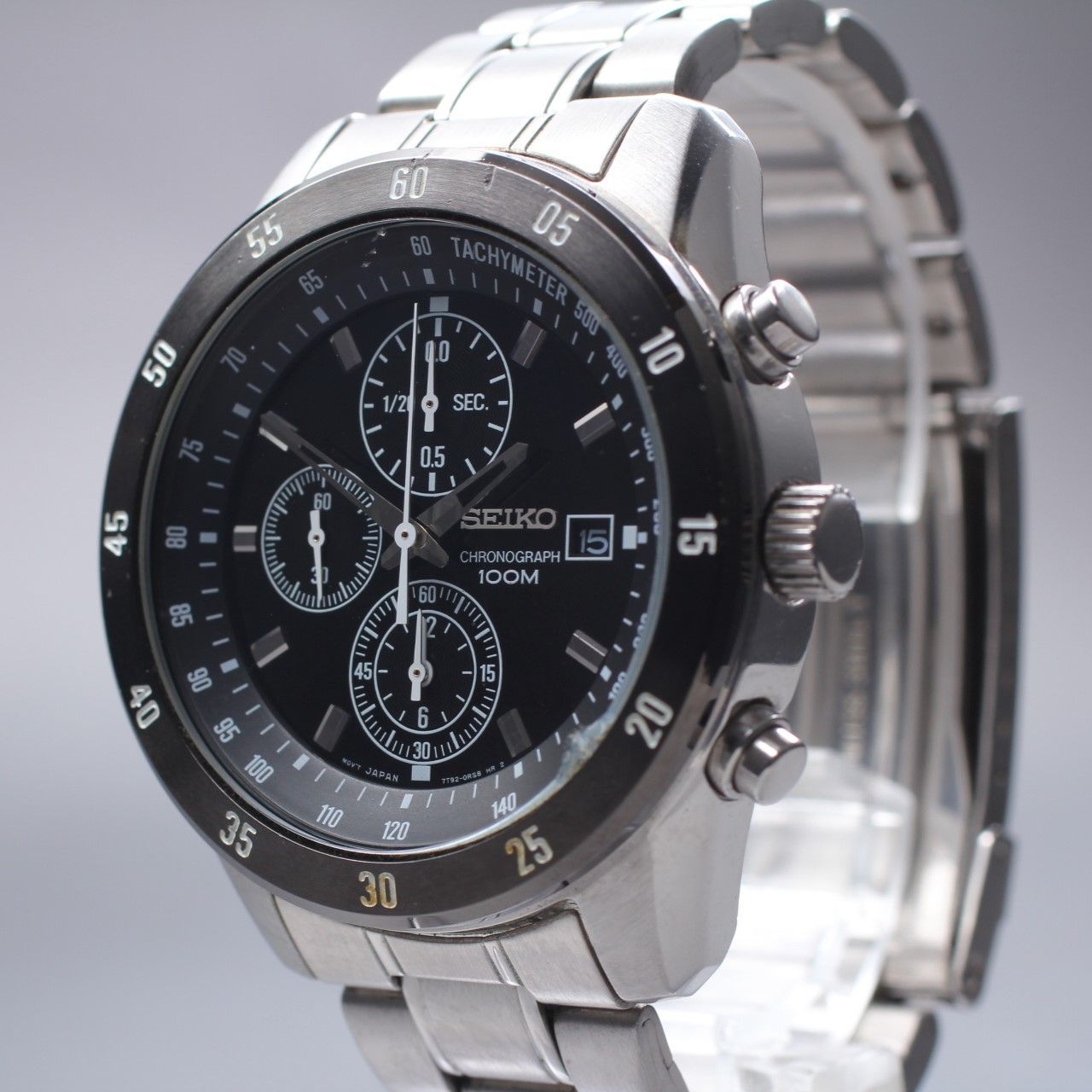 SEIKO セイコー クロノグラフ 7T92-0LV0 メンズ腕時計 本体のみ