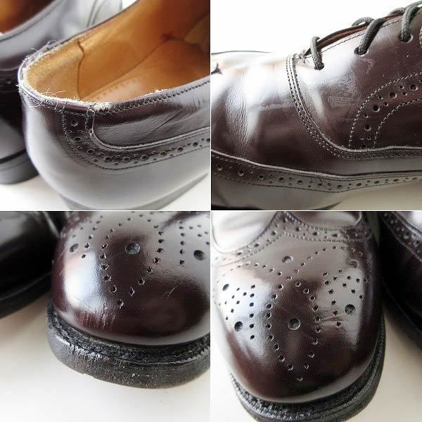 高級品 USA製 ジョンストン&マーフィー ウィングチップ 28.5cm 内羽根