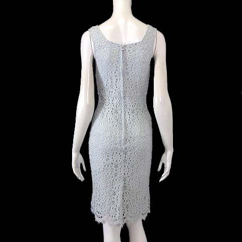美品☆DOLCE&GABBANA☆レース×レオパード切り替えワンピースドレス38 XS-Lサイズあり【SETTAN/セッタン】総レース/ アシンメトリー