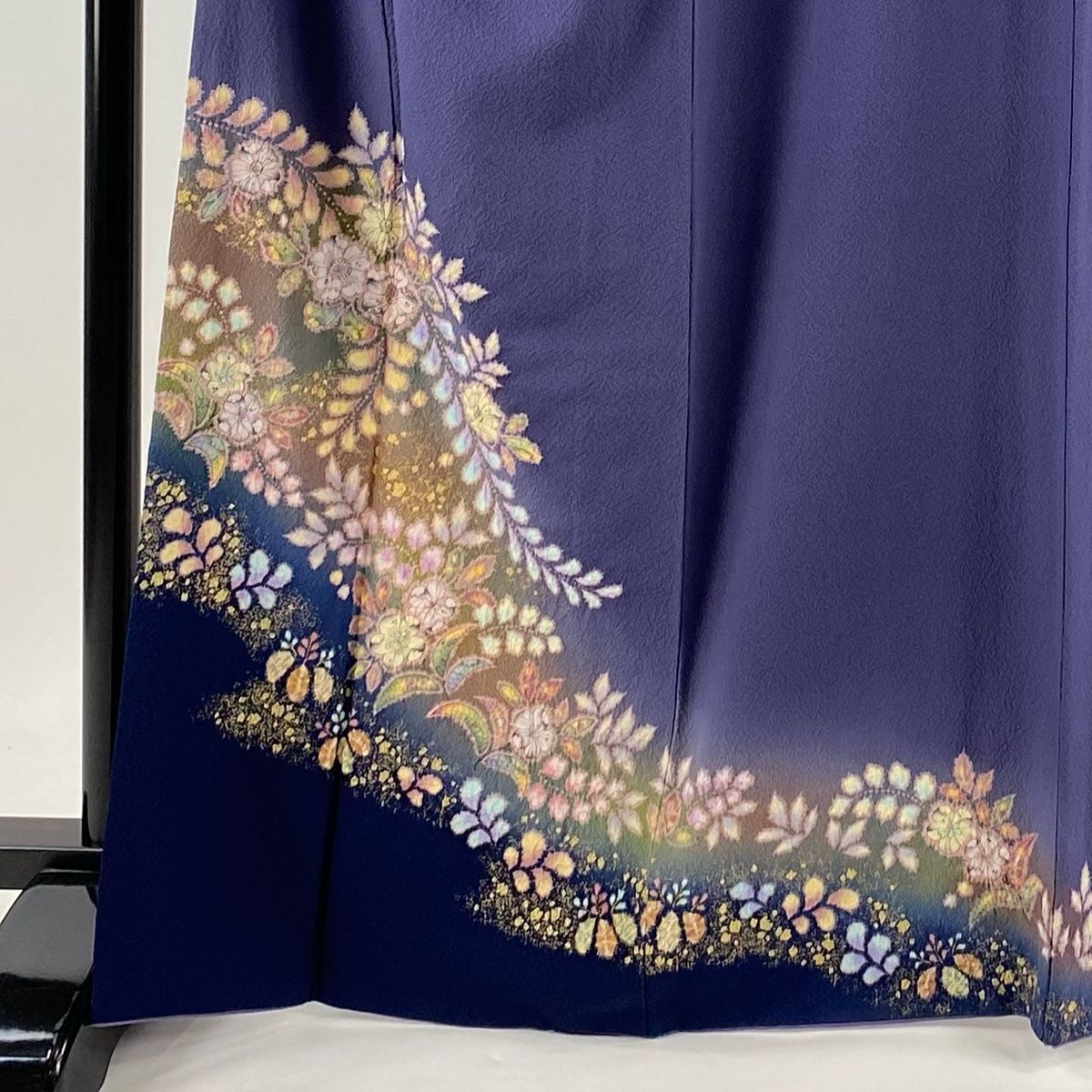 付下げ 身丈166cm 裄丈70cm L 袷 翠山工房 やまと 落款 辻が花