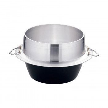 羽釜 ナカオ アルミ鋳物 小釜 カン付 26cm】 アルミ鋳物 小釜 カン付