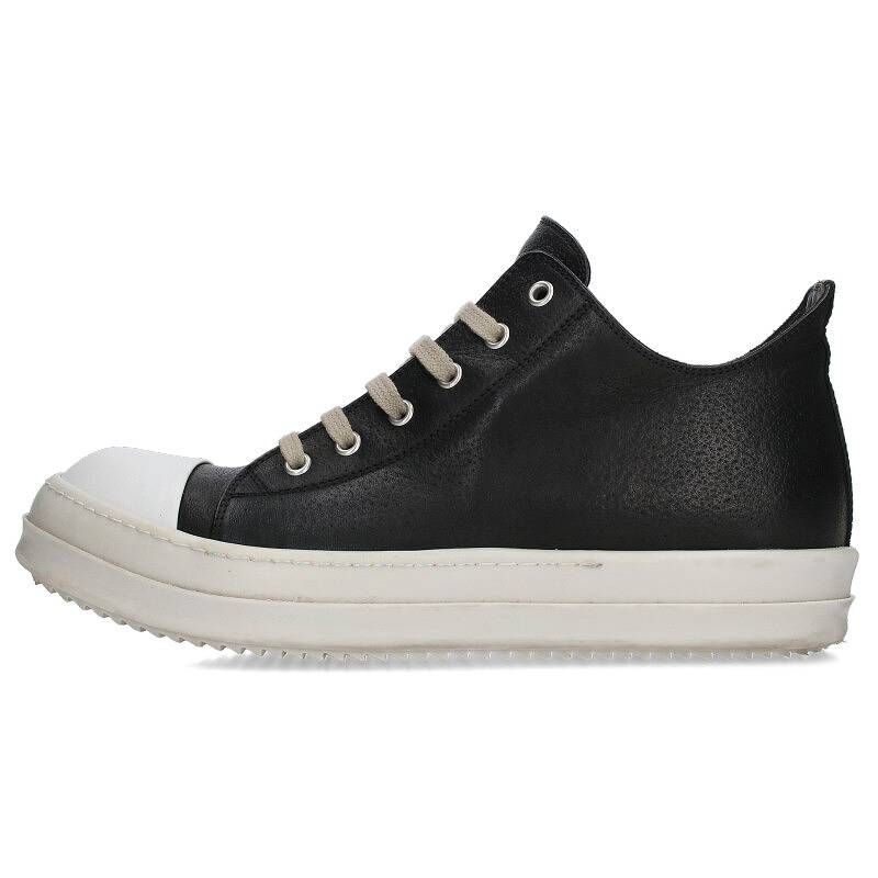 リックオウエンス RAMONES LOW ラモーンズレザーローカットスニーカー