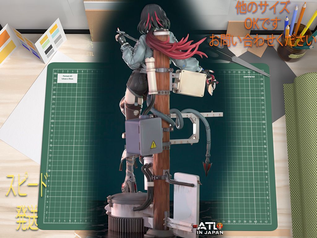 1/8スケール Jane Tel ガレージキット サイバーパンクガール - メルカリ