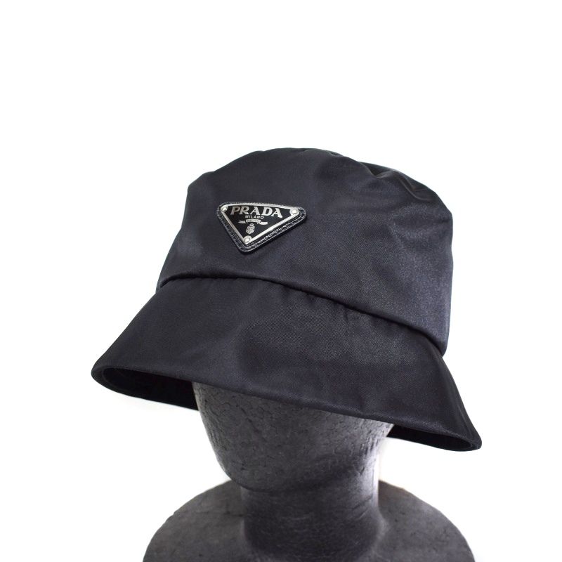 お洒落度UP】PRADA◇Re-Nylon バケットハット ポケット付 話題