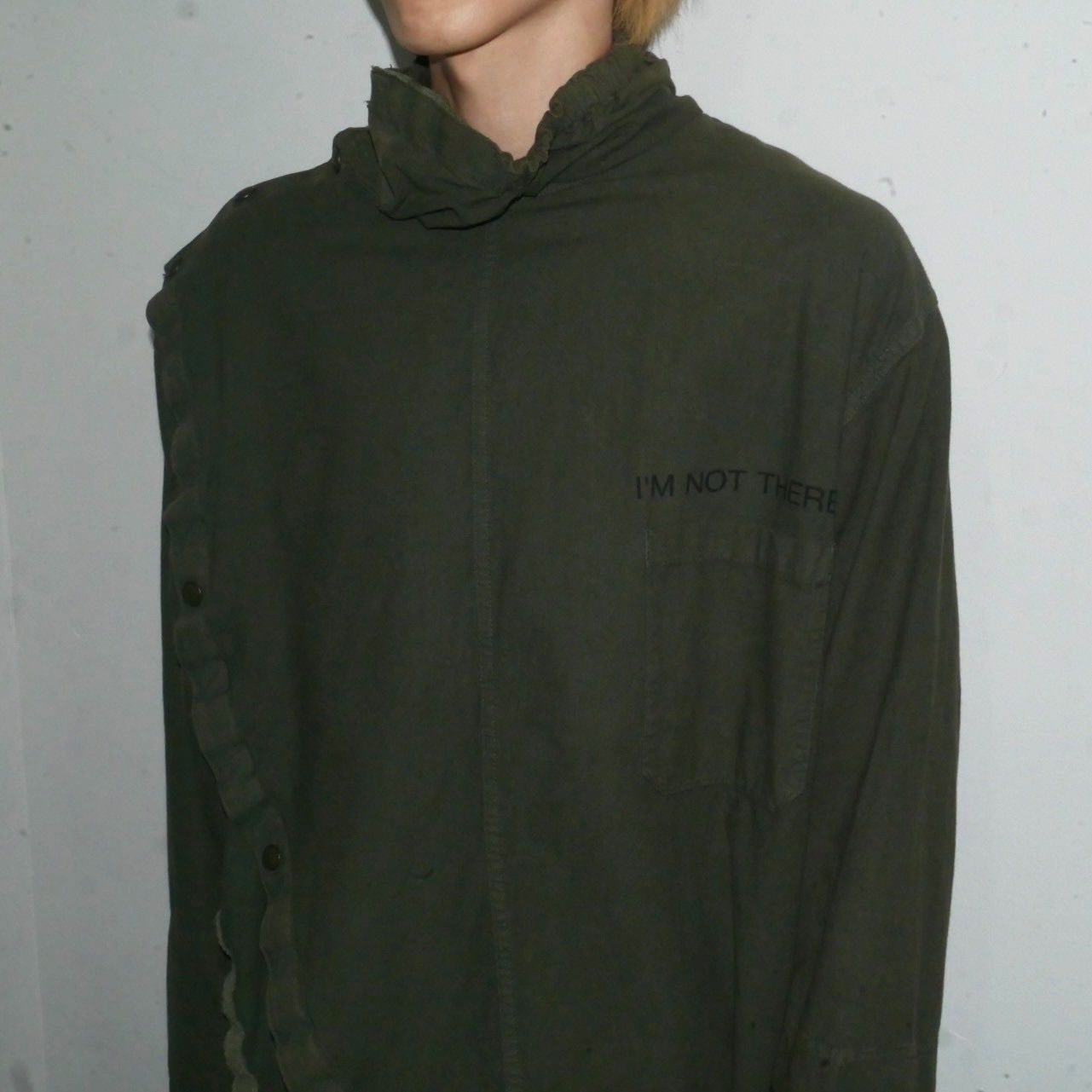 oshima rei designed military hoodie jacket