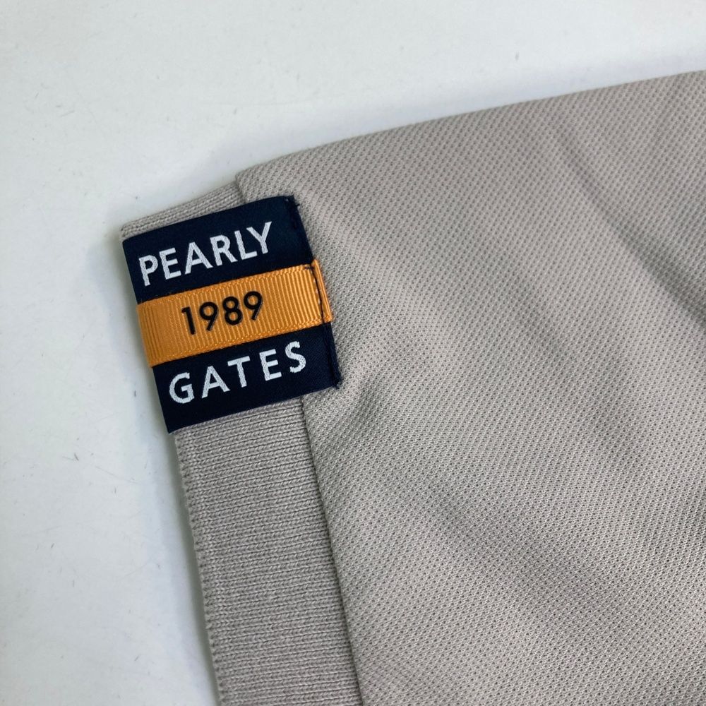 サイズ 4 PEARLY GATES パーリーゲイツ モデル ロゴ刺繍入り 半袖ポロシャツ グレー系 240101533265 ゴルフウェア メンズ ストスト LLC-HASEGAWATOSO_COM