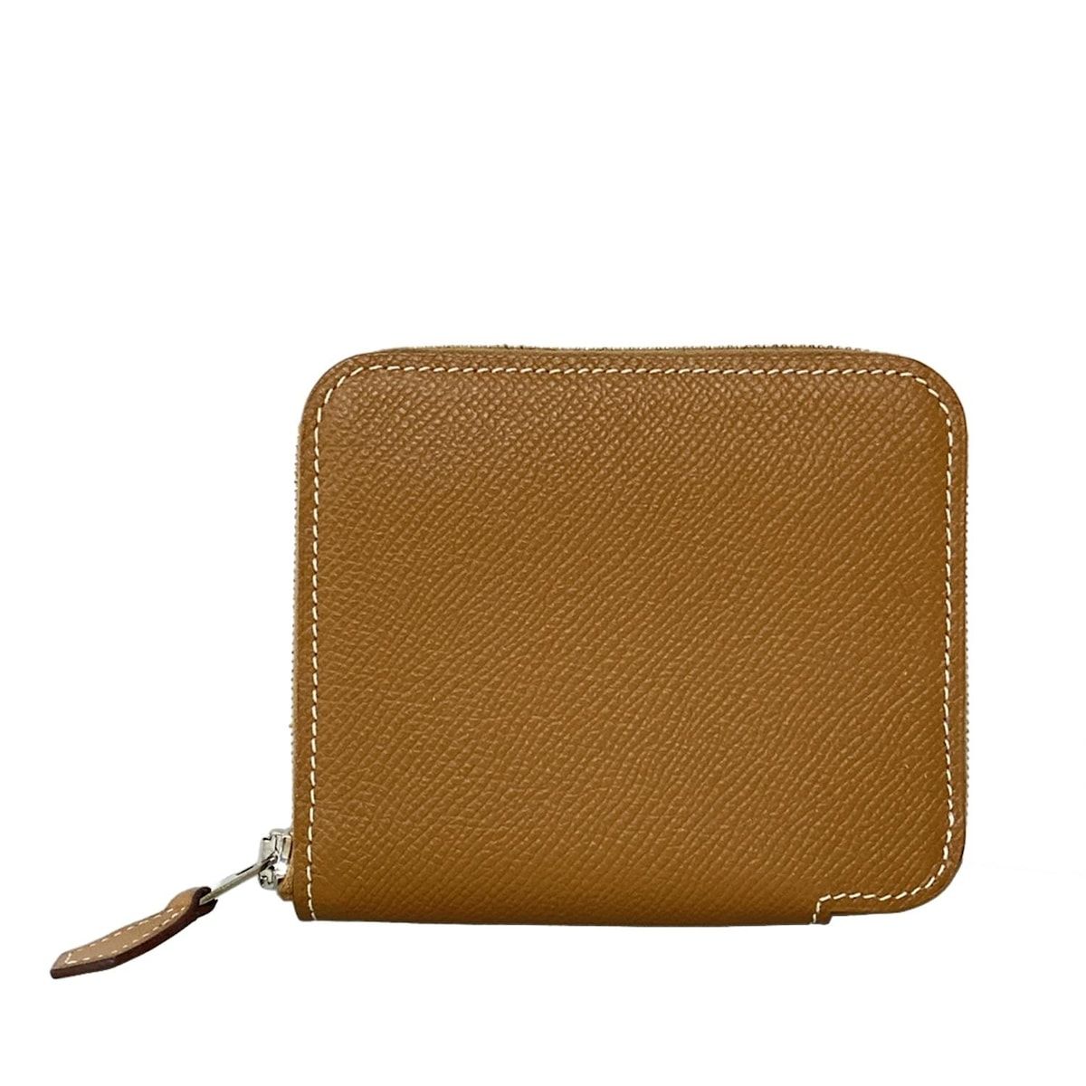 HERMES エルメス コインケース アザップコンパクトシルクイン ゴールド シルバー金具