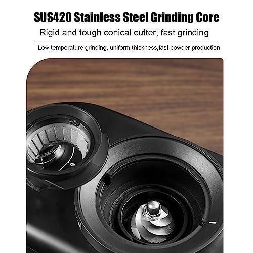 電動バリコーヒーグラインダー 調節 な自動円錐バリミル コーヒー豆グラインダー 25粉砕設定付き 2-12カップ容量 フレンチプレス ドリップコーヒーとエスプレ WWW_KANDAIZUMI_COM