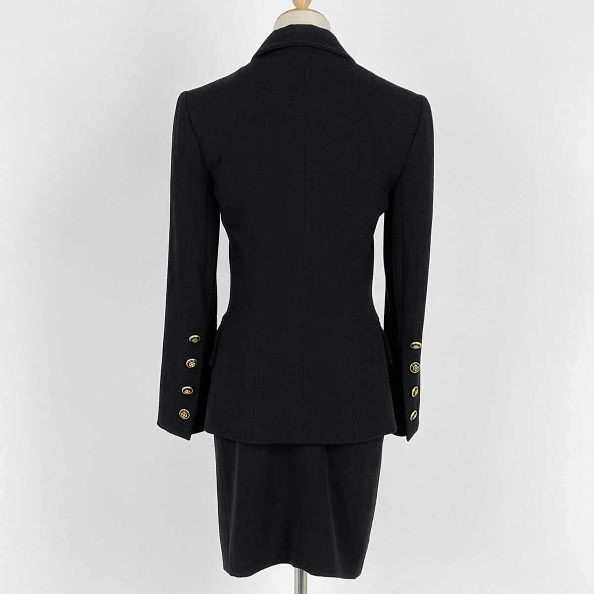 セリーヌ CELINE セットアップ スカートスーツ セットアップ スカートスーツ ウール ブラック レディース VIDAFM_ORG
