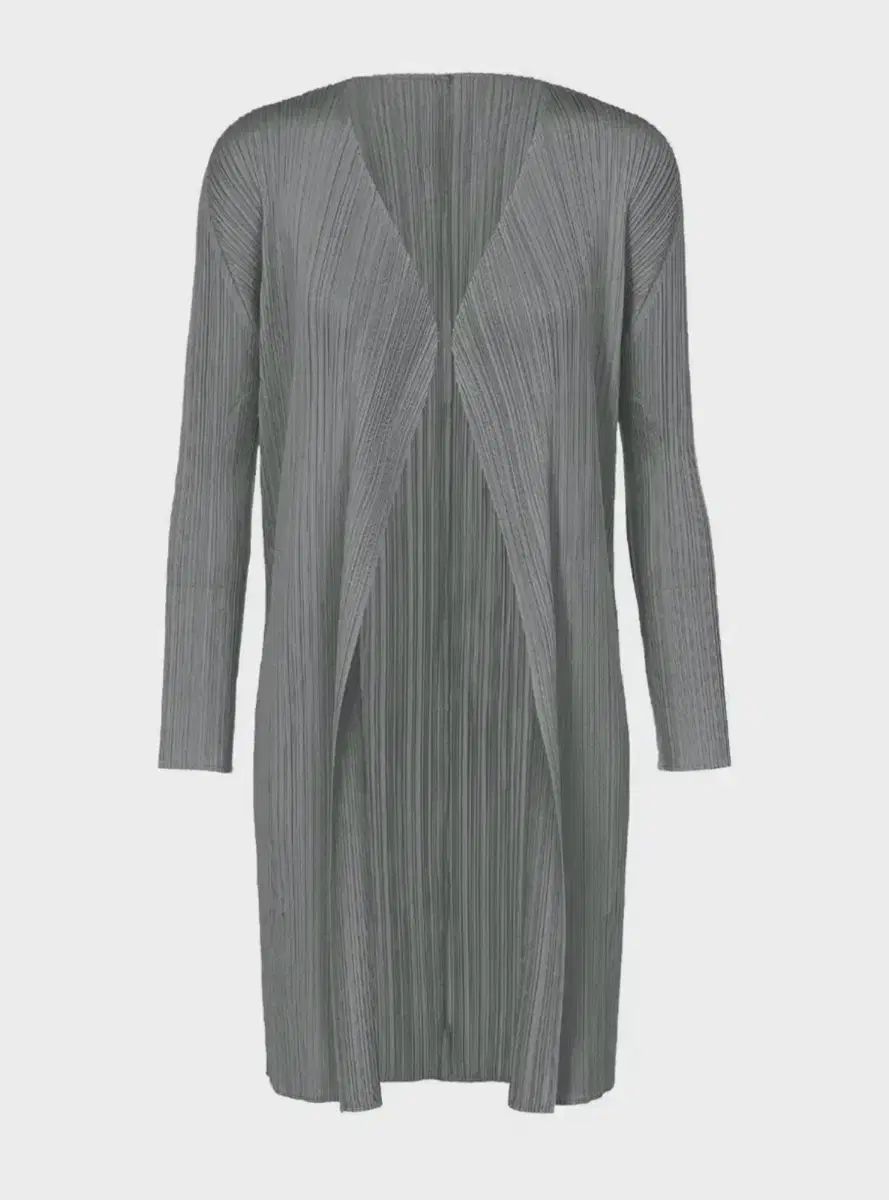 定番　グレー プリーツデザイン カーディガン 中古・古着通販】PLEATS PLEASE (プリーツプリーズ) プリーツ