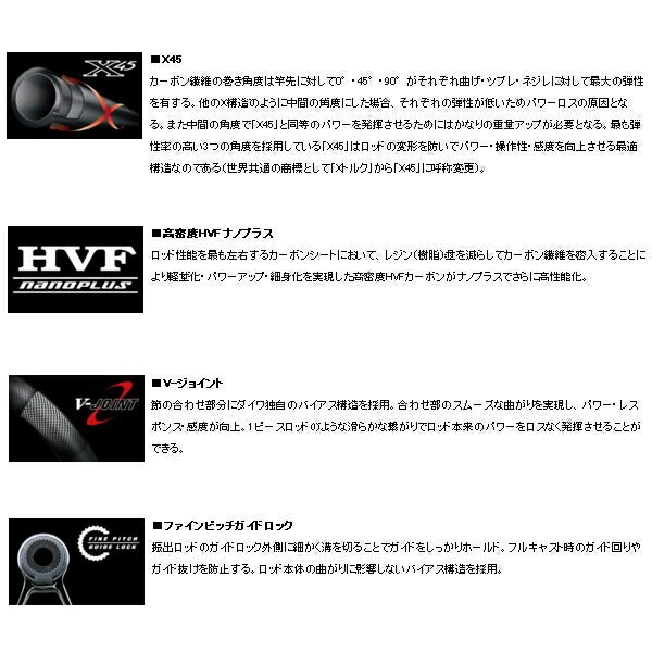 ≪ 18年 新商品 ≫ ダイワ キャスティズム T 23号-365 V 〔仕舞寸法 134 cm〕