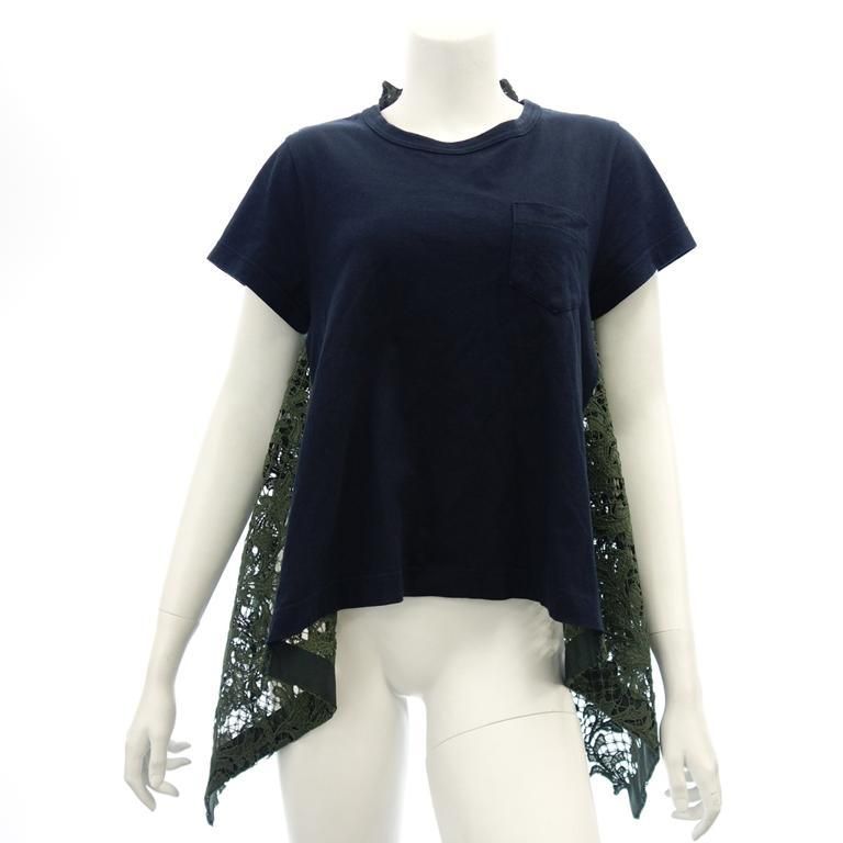 サカイ 半袖Tシャツ エンブロイダリーレース 20-04942【AFB37】 - メルカリ 