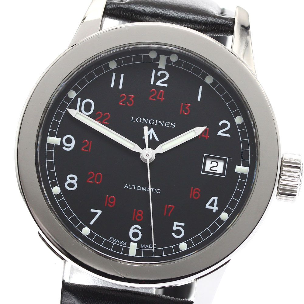 ロンジン LONGINES L2.832.4 ヘリテージ ミリタリー デイト 自動巻き メンズ_909631