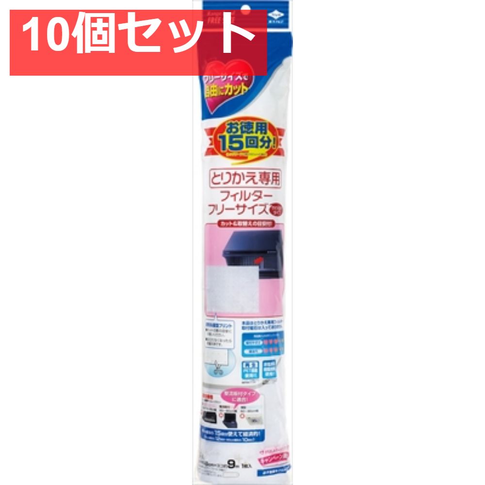 徳用15回とりかえフィルターフリーサイズ 10個セット