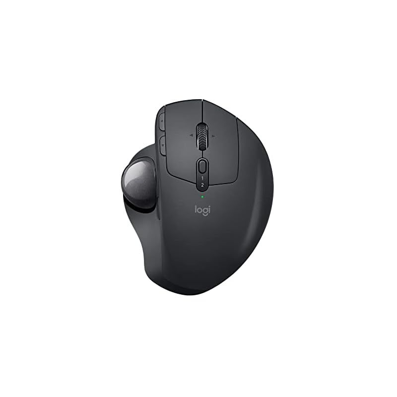 ロジクール ワイヤレスマウス トラックボール 無線 MX ERGO Unifying Bluetooth 8ボタン 高速充電式 MXTB1s windows mac iPad OS 対応 ブラック 正規品 2年間無償 1