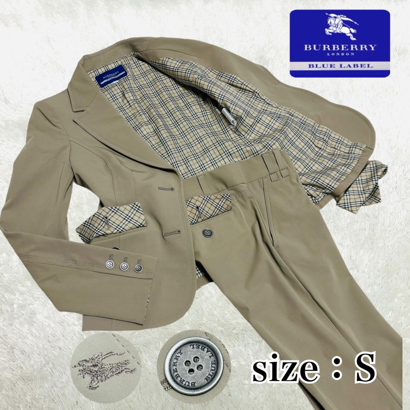 BURBERRY BLUE LABEL バーバリー セットアップ スカート 38 極美品 未 