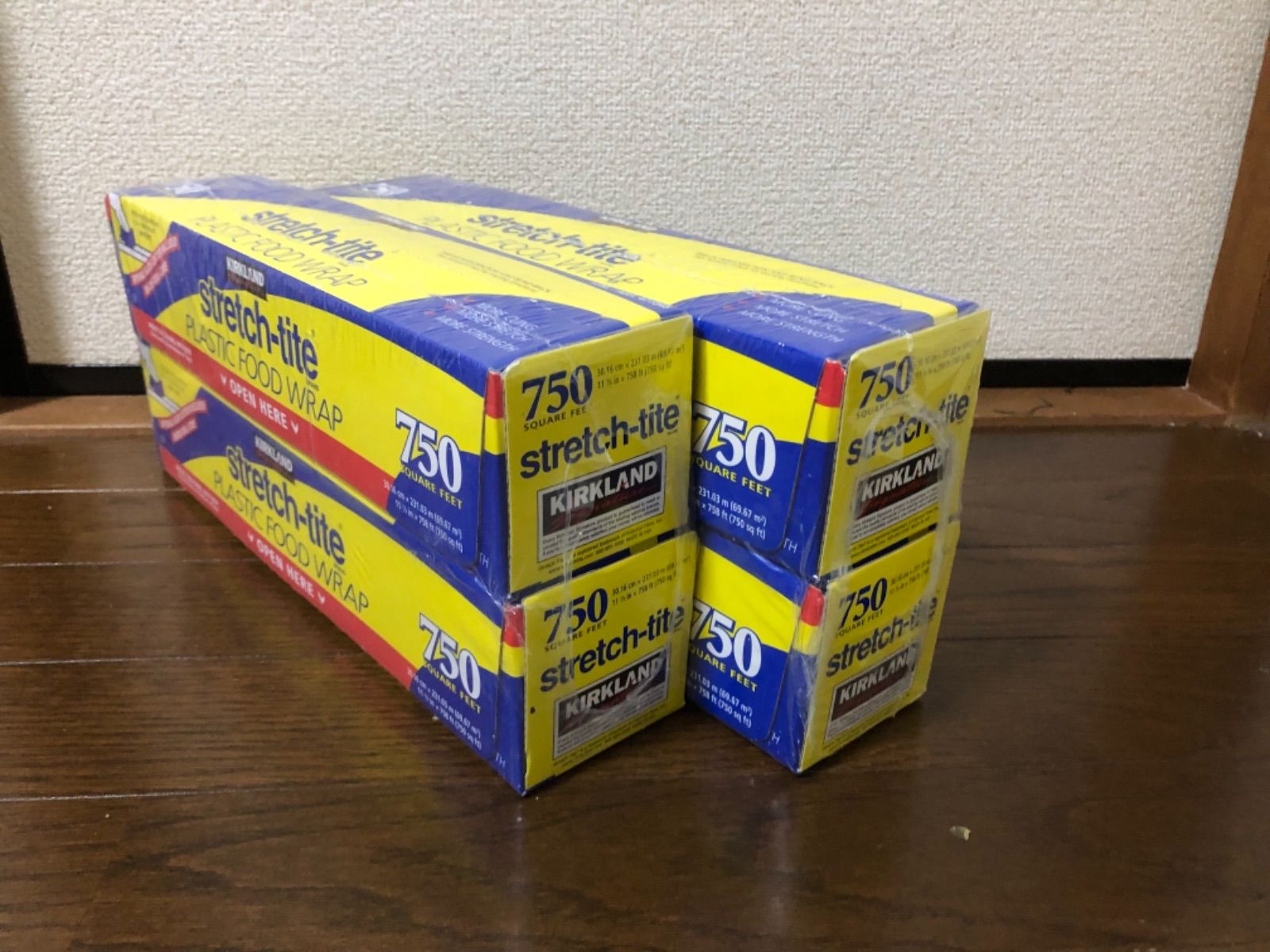 コストコ ストレッチタイト フードラップ3000 4箱
