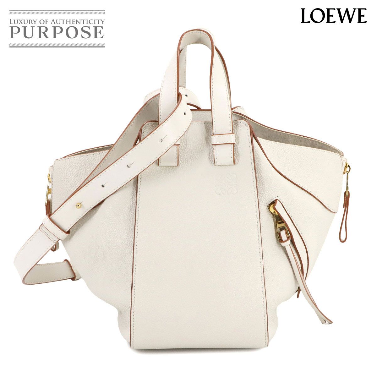 新品同様 ロエベ LOEWE ハンモック スモール 2way ハンド ショルダー 