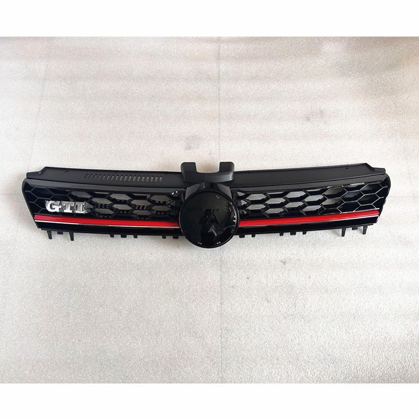 フォルクスワーゲン ゴルフ7 用 GTI レッドライン ハニカムタイプ フロントグリル ゴルフ7 GTI風 フロントフェイスグリル