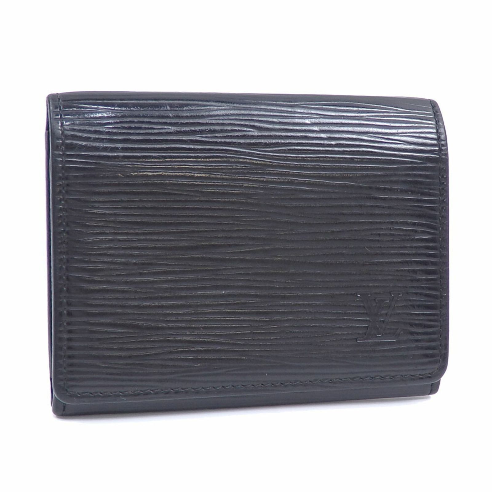 ルイ ヴィトン Louis Vuitton ルイ ヴィトン 二つ折り カードケース エピ アンヴェロップ カルト ドゥ ヴィジット メンズ M56582 ノワール 黒 名刺入れ