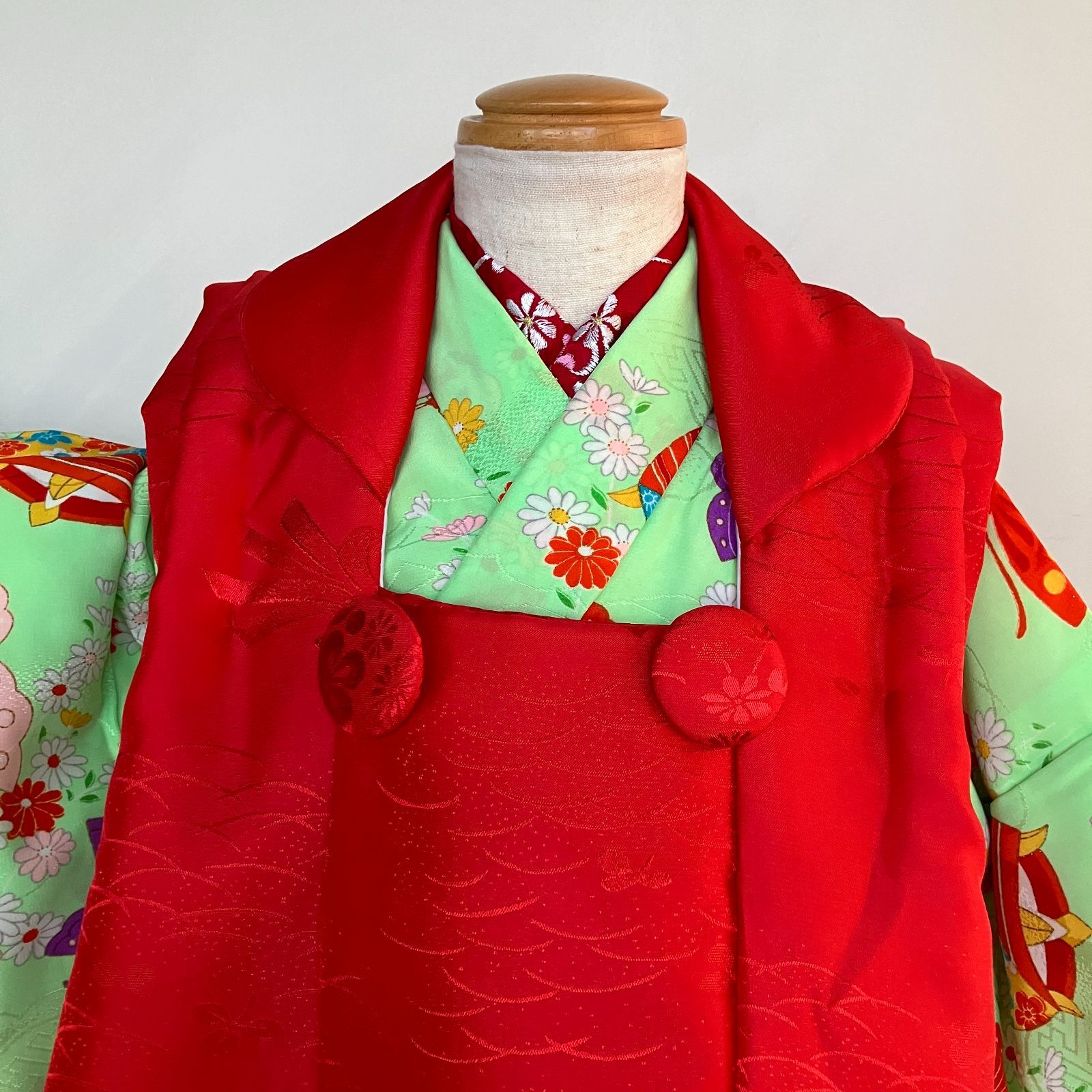 七五三3歳女の子着物 半襦袢