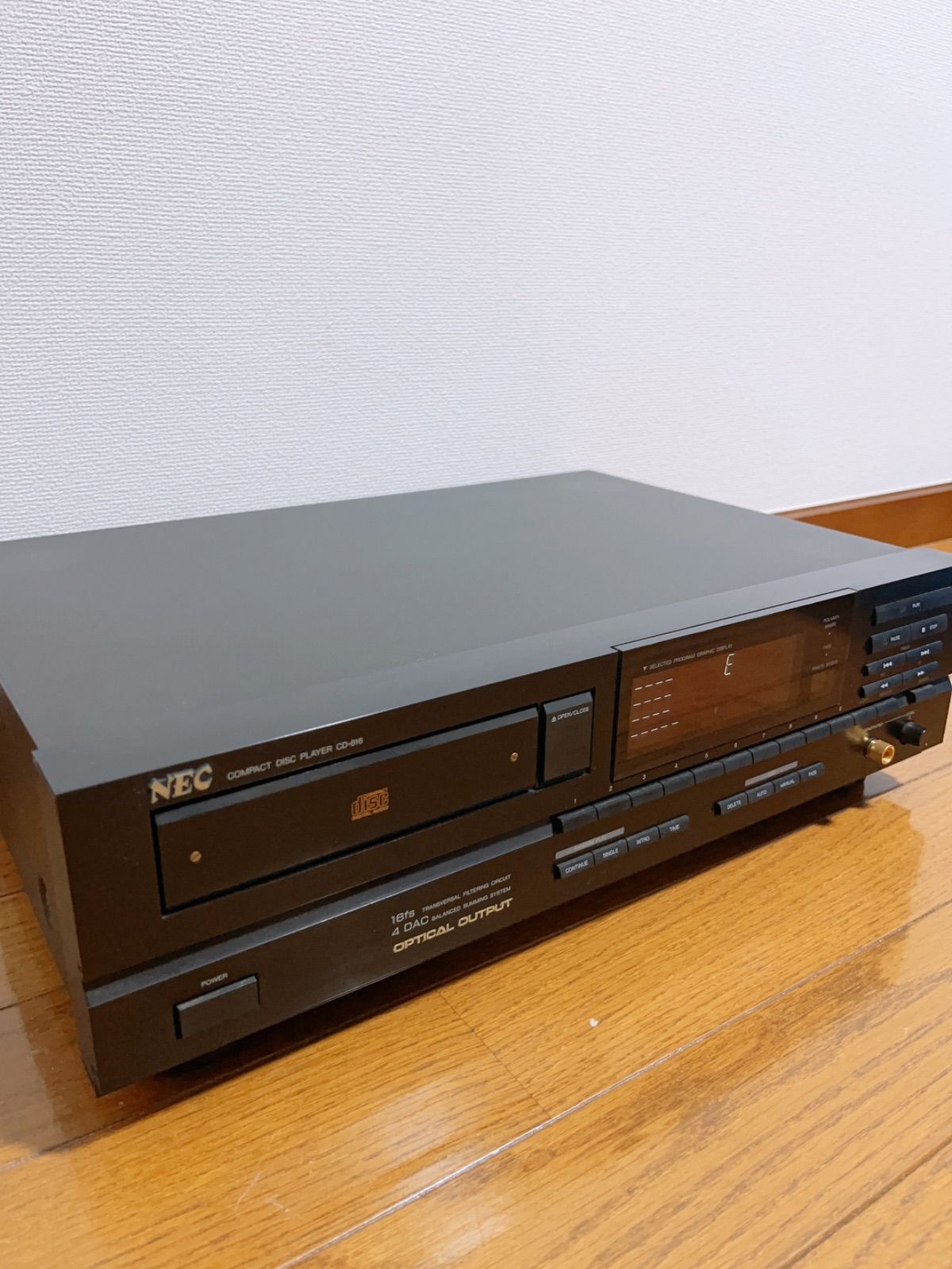 NEC エヌイーシー コンパクト ディスク プレーヤー CDプレーヤー CDデッキ CD-816 現状品 - メルカリ