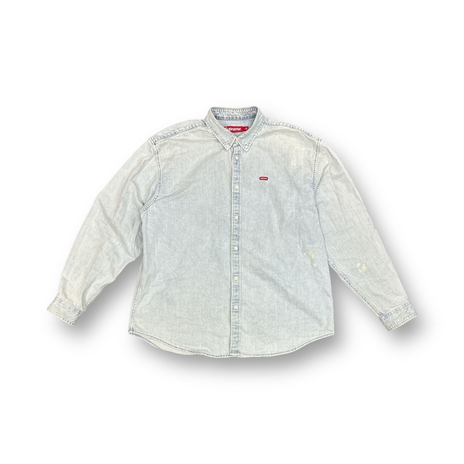 Supreme 24SS Small Box Shirt Washed Blue スモールボックスロゴ デニムシャツ シュプリーム 73228A2 -  メルカリ