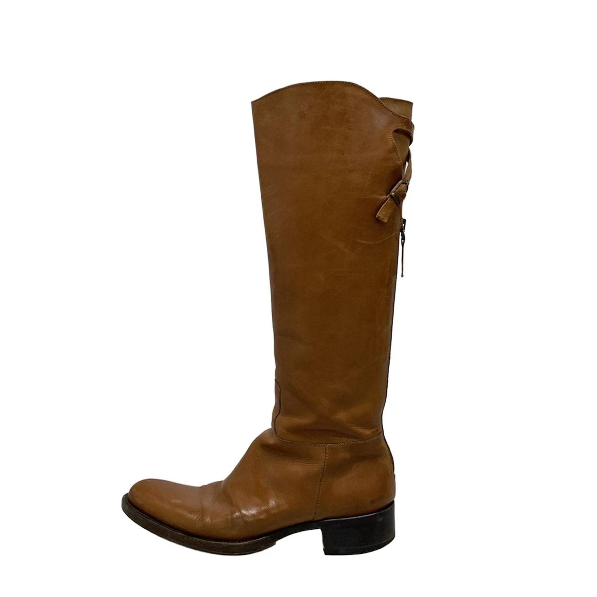 美品 SARTORE ロングブーツ 37 ブラウン SARTORE(サルトル) ロングブーツ 37 1/2 レディース - ブラウン