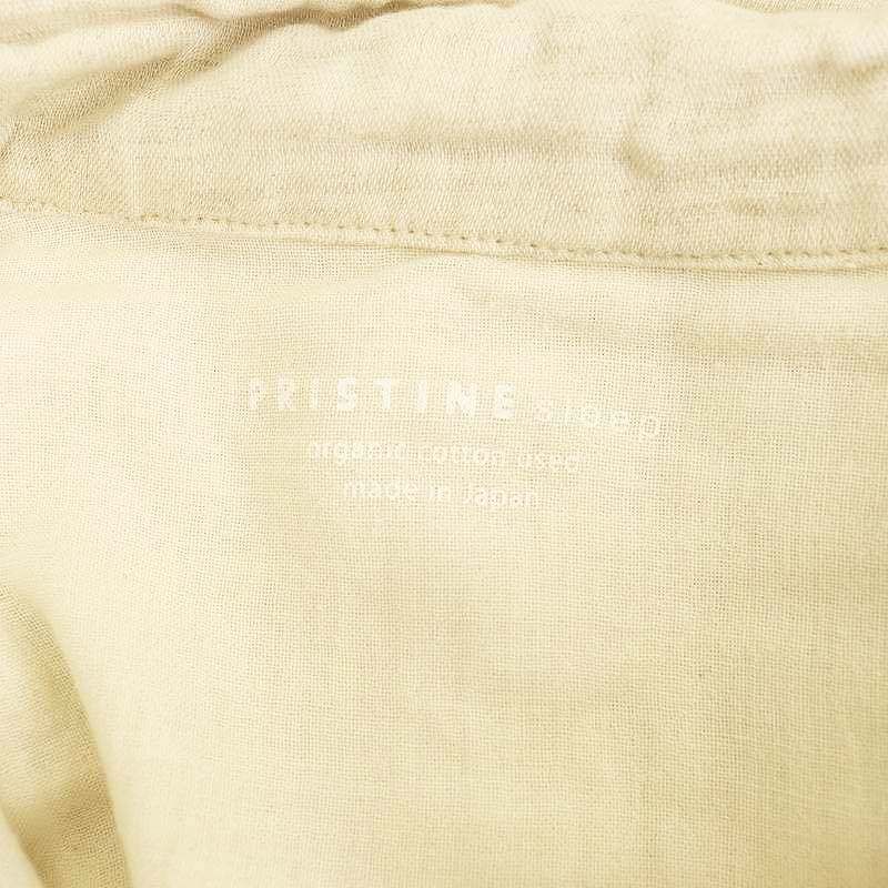 プリスティン PRISTINE オーガニックコットンリネンシャツ 長袖