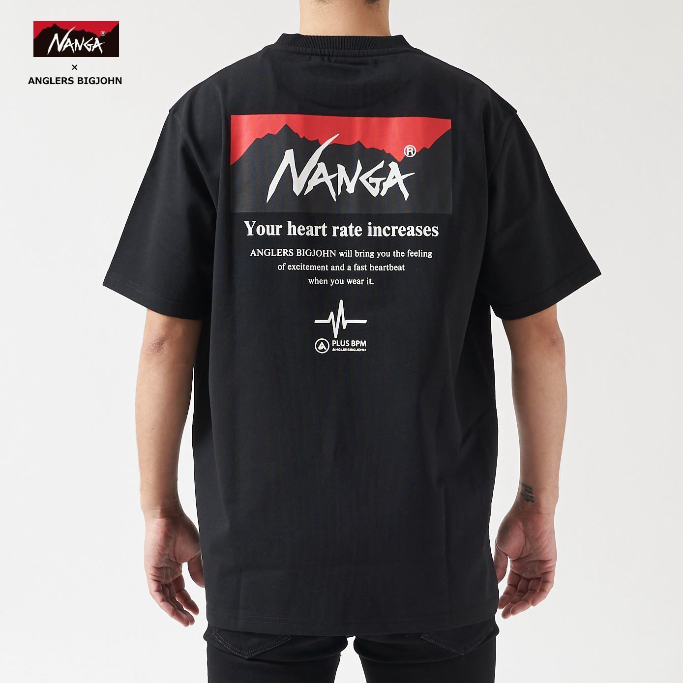 ナンガ × アングラーズ ビッグジョン コラボ 半袖 Tシャツ AGNA004 