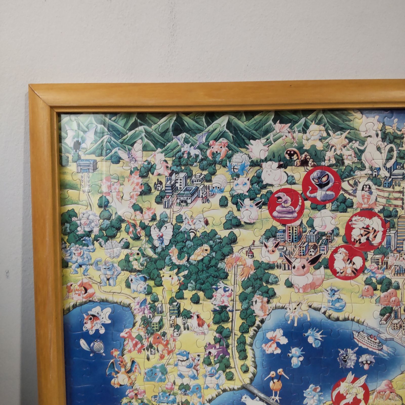 貴重！！初代ポケモンパズル「完成品」 2点セット ポケモン 初代 ジグソーパズル 完成品
