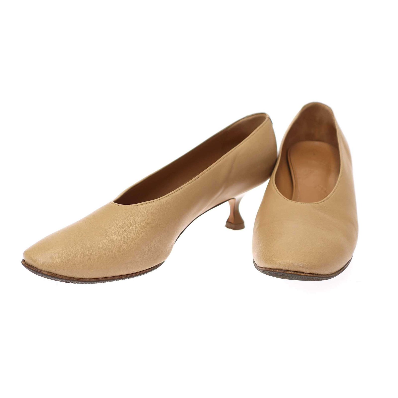 Maison Margiela22 メゾン マルジェラ ローヒールレザーパンプス  