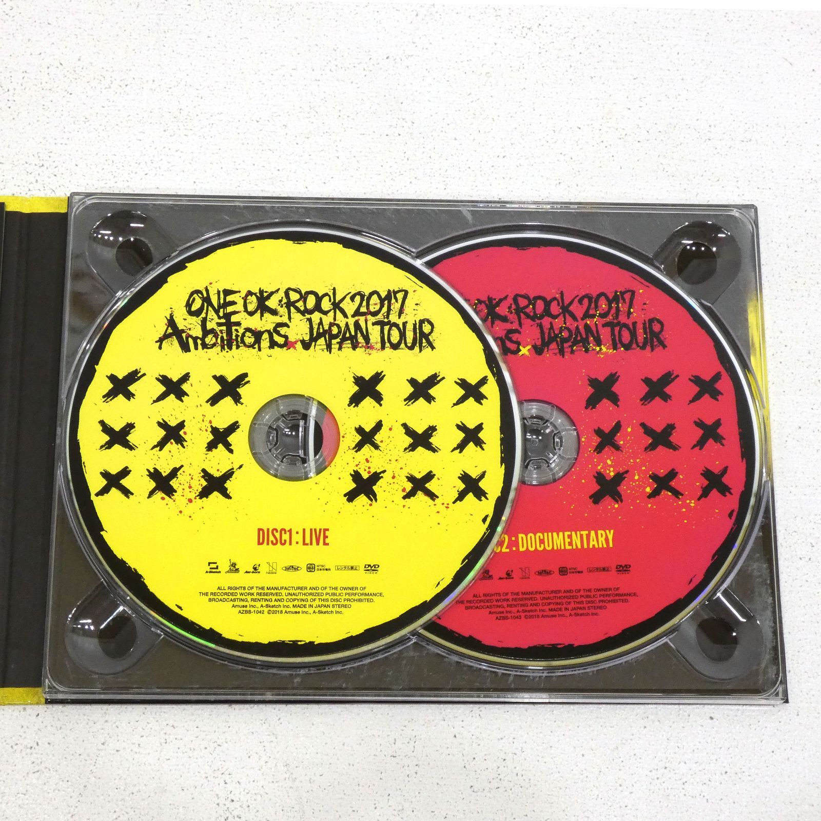 LIVE DVD「ONE OK ROCK 2017 “Ambitions" JAPAN TOUR」 : LIVE DVD「ONE OK ROCK 2017 \u201cAmbitions\" JAPAN TOUR