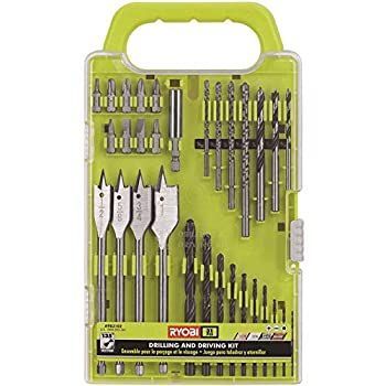 Ryobi A983102木 金属 プラスチック 石積み用31ピース黒酸化物ドリルおよび駆動ビットキット