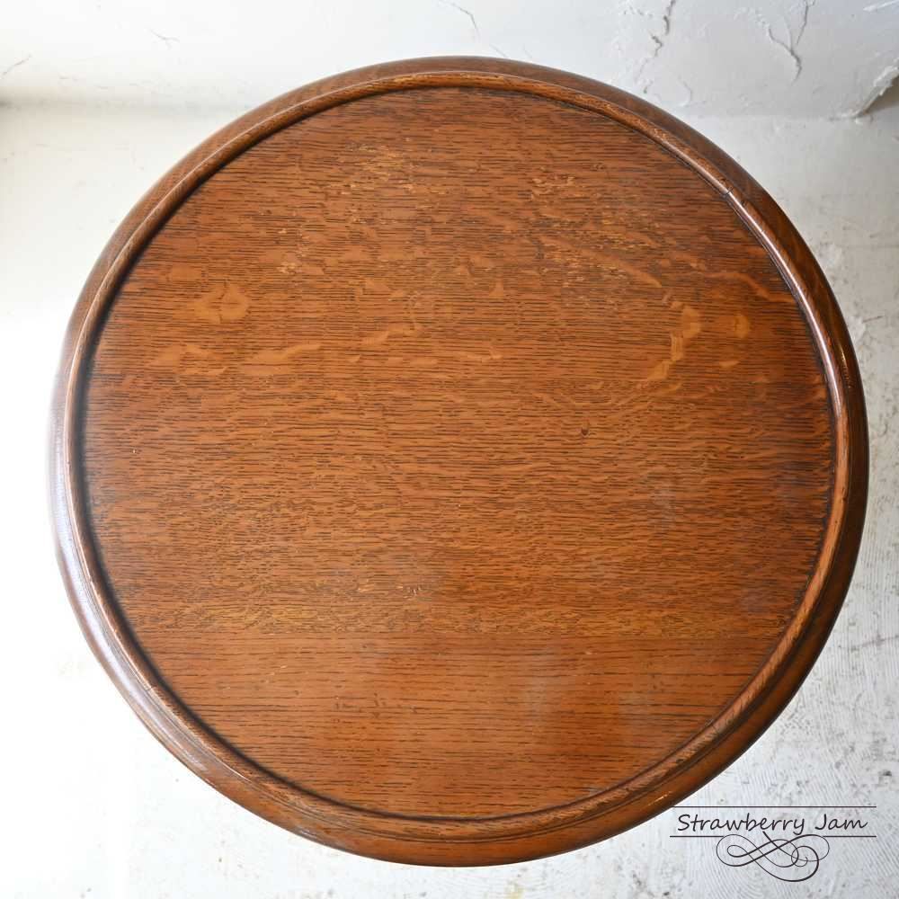 L3601-26 英国アンティーク ローテーブル テーブル 花台 イギリス