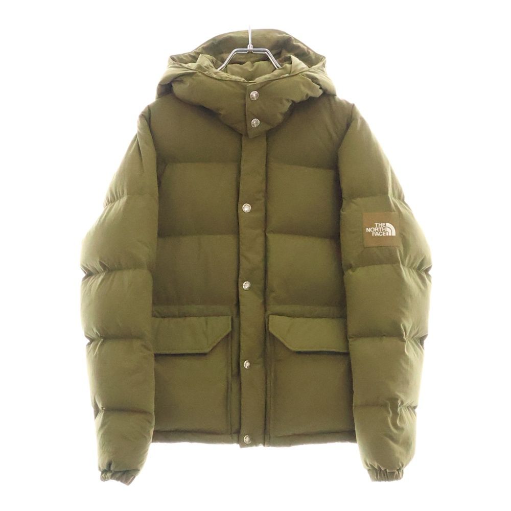 THE NORTH FACE ザノースフェイス MOUNTAIN DOWN JACKET ナイロン フーディージップアップダウンジャケット レディース カーキ NDW91637