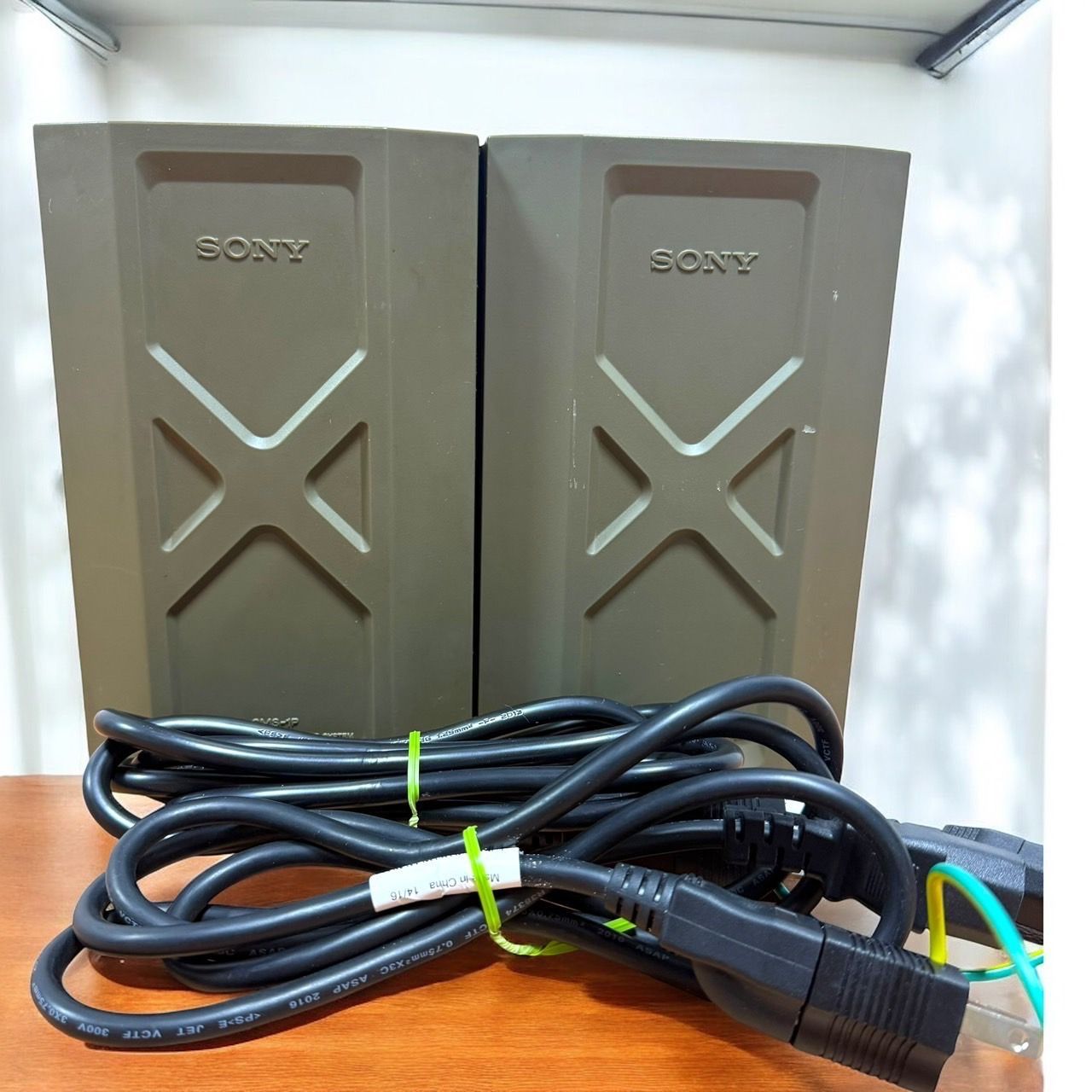 ☆送料無料 美品 SONY ソニー SMS-1P ペア ブラック モニター