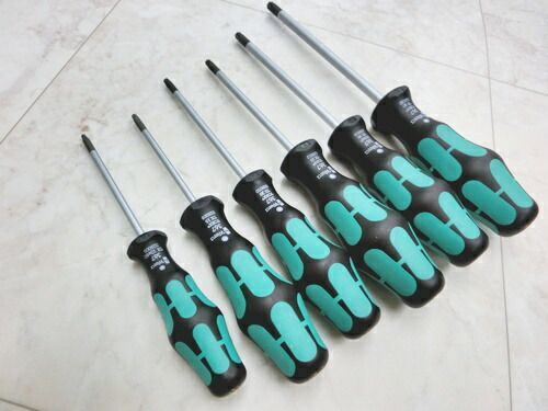 WeraトルクスドライバーセットT10-T40|6本組367-TX|S6 028062