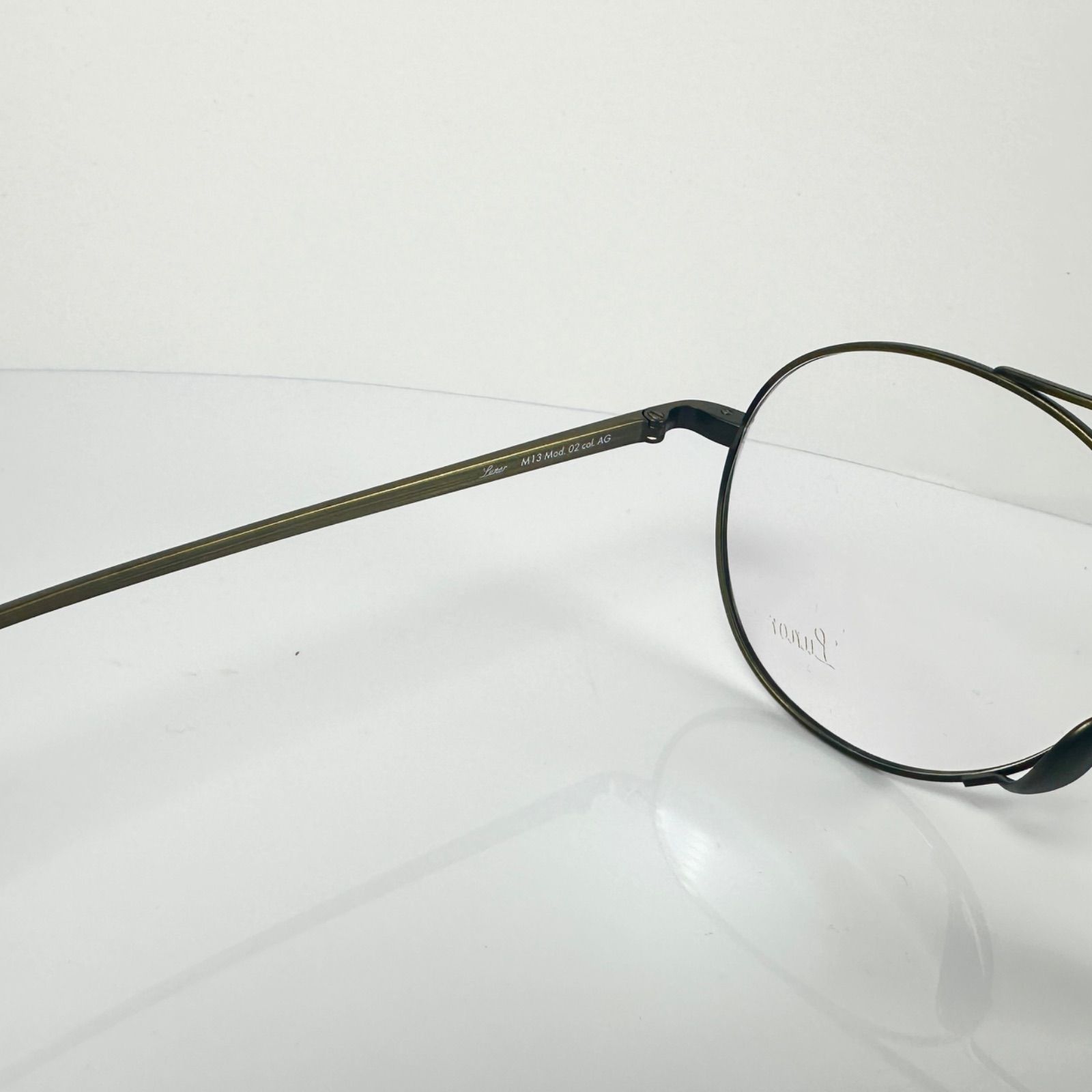 Lunor 未使用】日本製 チタン素材 ルノア メガネ M13 Mod 02 AG