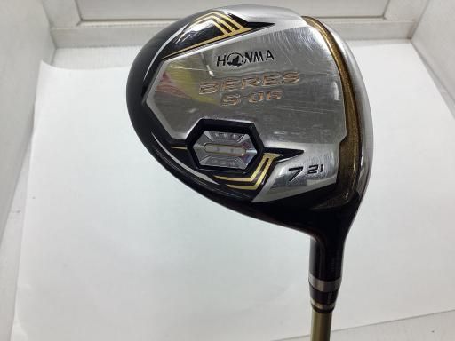 本間ゴルフ BERES S-06 7W フェアウェイウッド FW 2S ARMRQX 47 フレックスR メンズ 男性用 右利き 右用 Cランク ゴルフクラブ