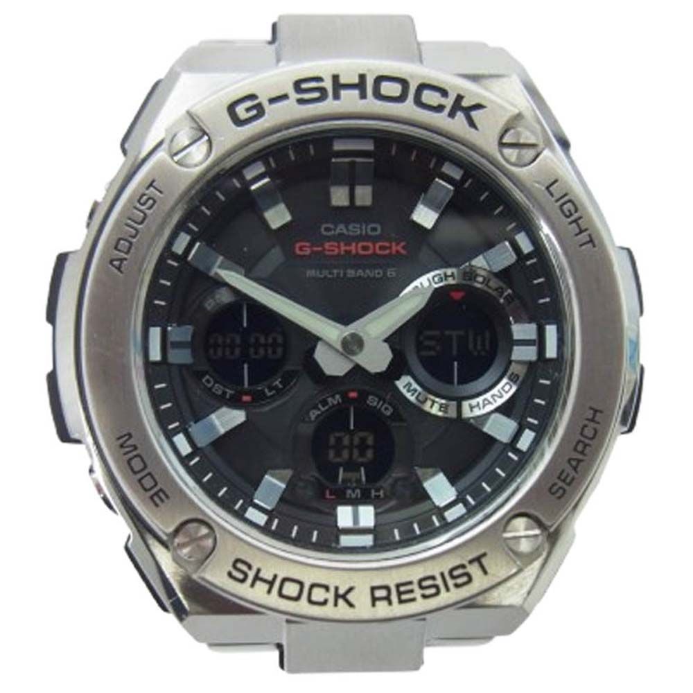CASIO G-SHOCK カシオ ジーショック GST-W110D-1AJF GST-W110D G-STEEL 電波ソーラー 腕時計 シルバー系