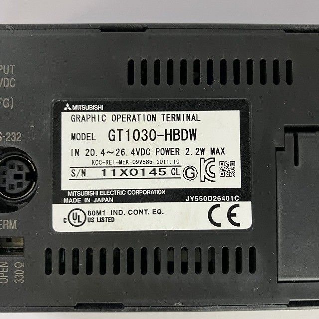 三菱電機 表示器 LCDディスプレイ GT1030-HBDW - メルカリ