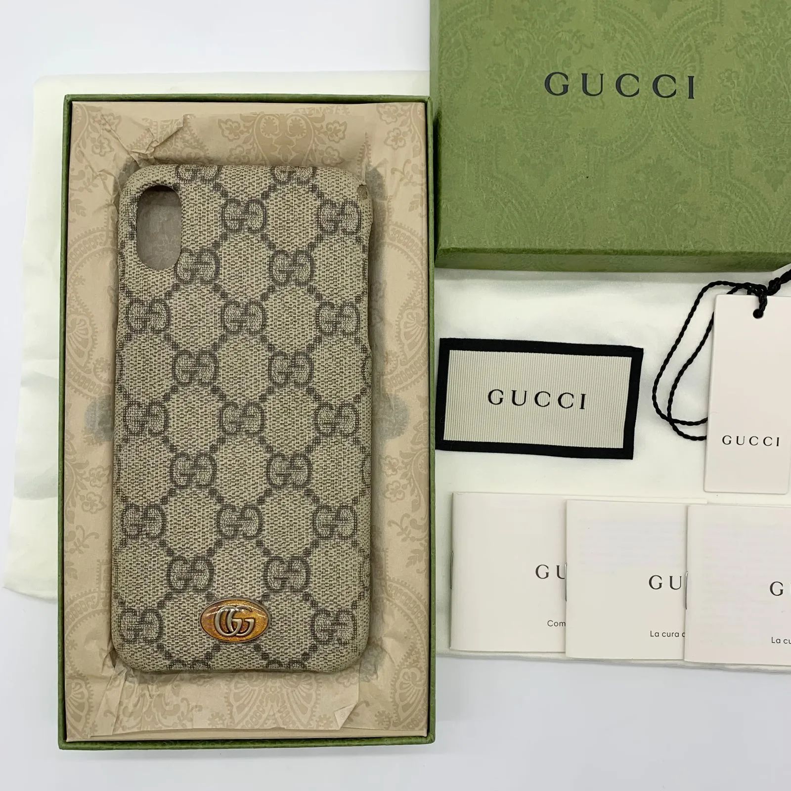 ▽GUCCI グッチ iPhone XS Max スマホケース GG - 買取ELITE メルカリ