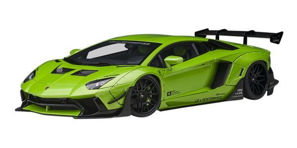 AUTOart 1|18 リバティーウォーク LB-WORKS ランボルギーニ アヴェンタドール リミテッドエディション パール グリーン 完成品ミニカー 79243 佐川急便