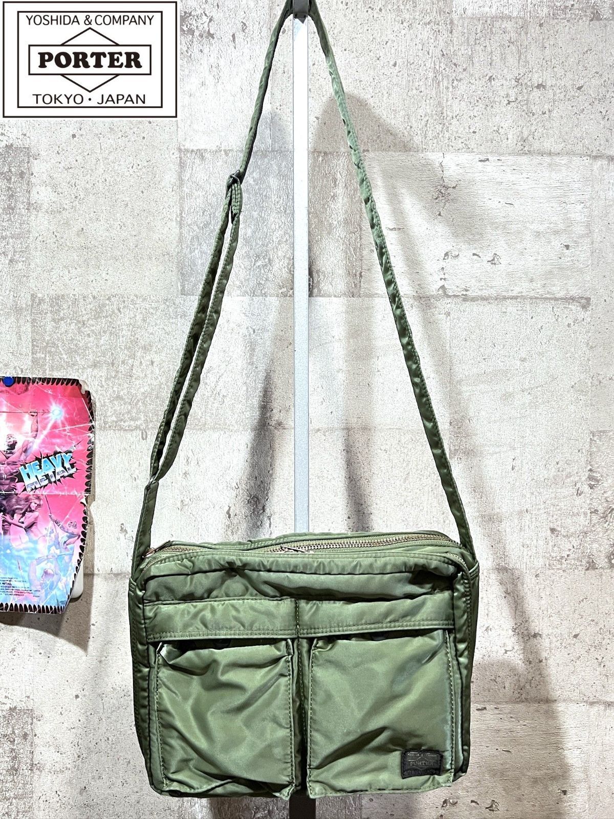 PORTER / TANKER SHOULDER BAG セージグリーン 【公式通販】