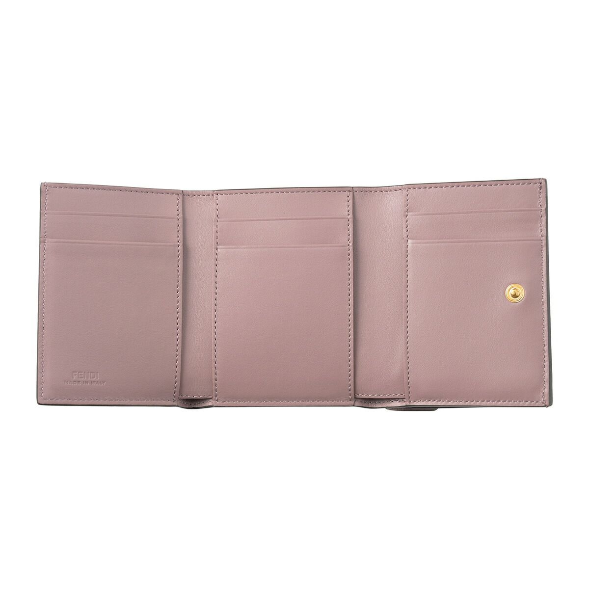 新品 フェンディ FENDI 3つ折り財布 FFダイヤモンド ダスティモーブ 