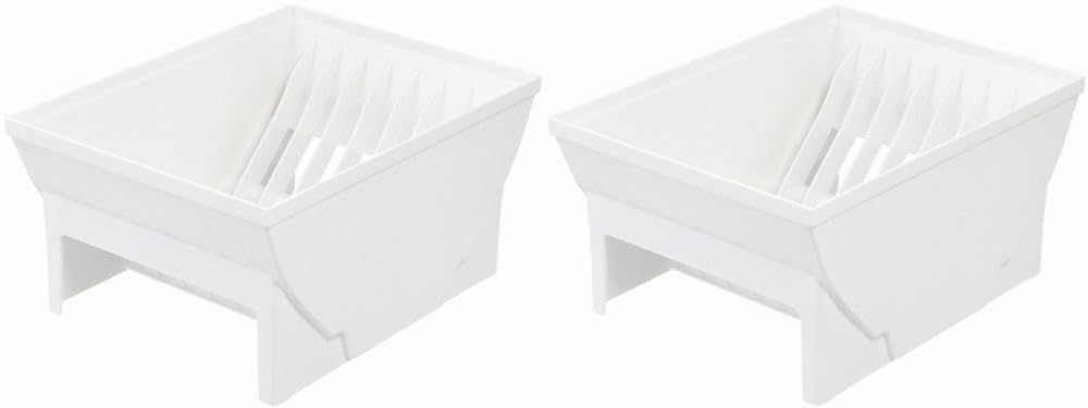 【2点セット】トトノ キッチン収納 ディッシュ スタンド ワイド セット リッチェル (ディッシュスタンドR ワイド × 2点)
