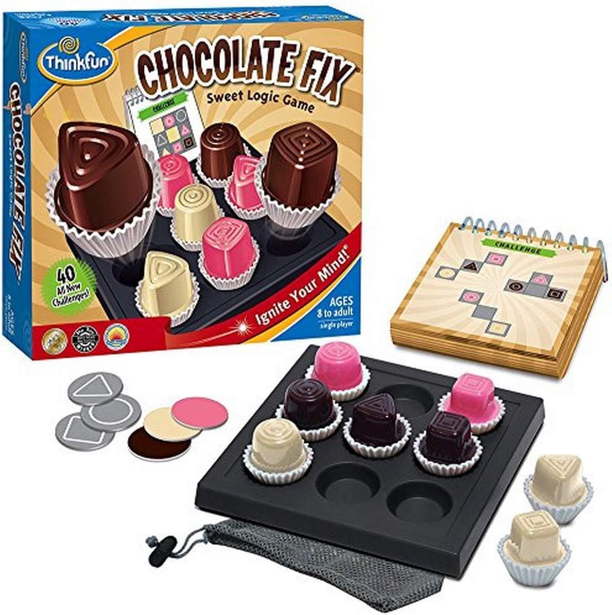 ThinkFun (シンクファン)論理的推理力を育むゲーム「チョコレート・フィックス」【正規輸入品】76330 日本語説明書付 8歳?