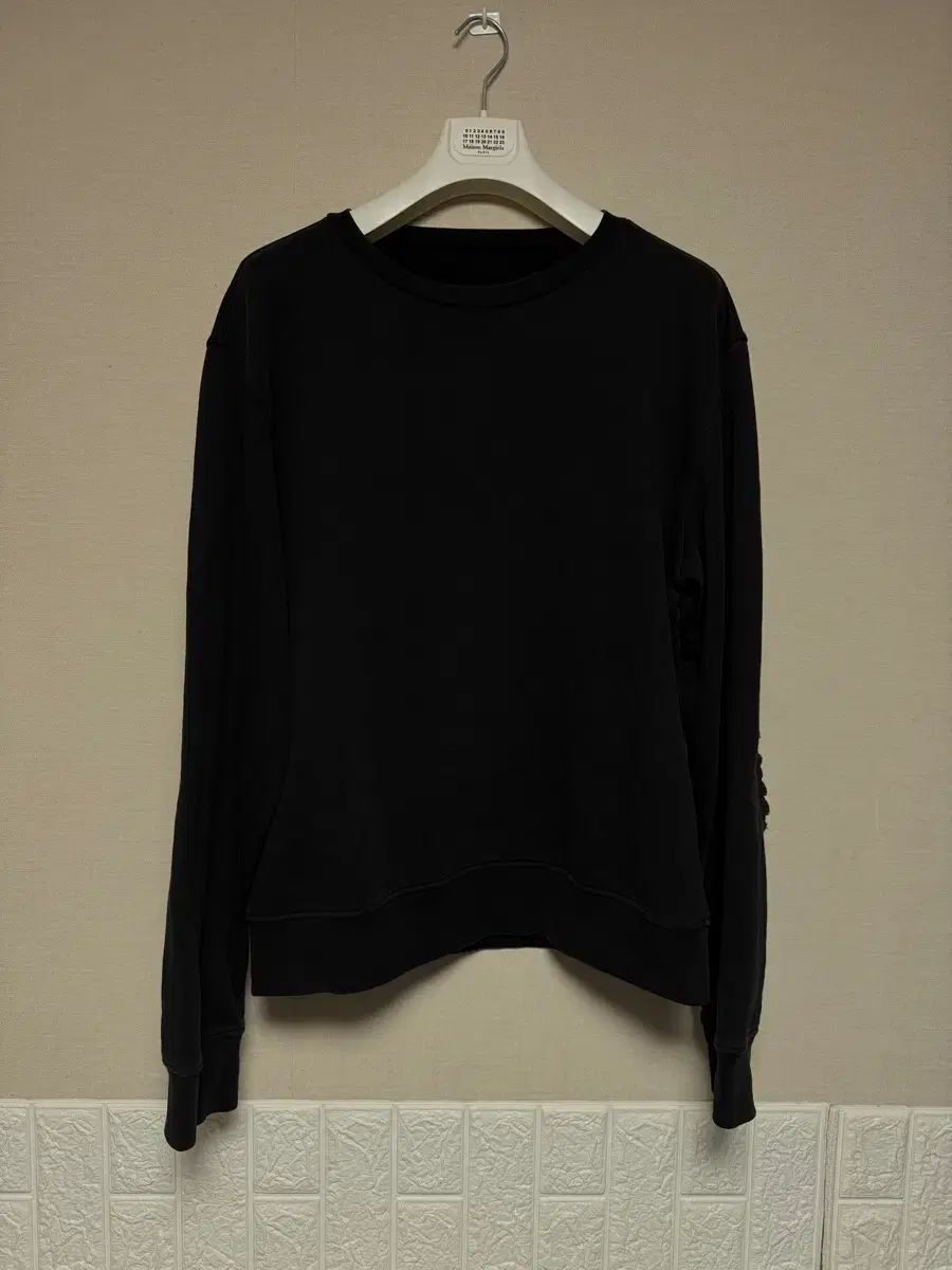 50 Maison Margiela メゾンマルジェラ 肘 パーカー 黒