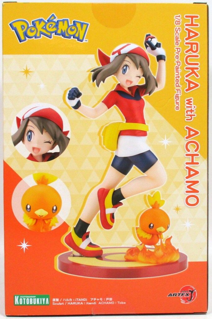 コトブキヤ ポケットモンスター ARTFX J ハルカ with アチャモ 特典イラスト色紙付き UP786_INFO
